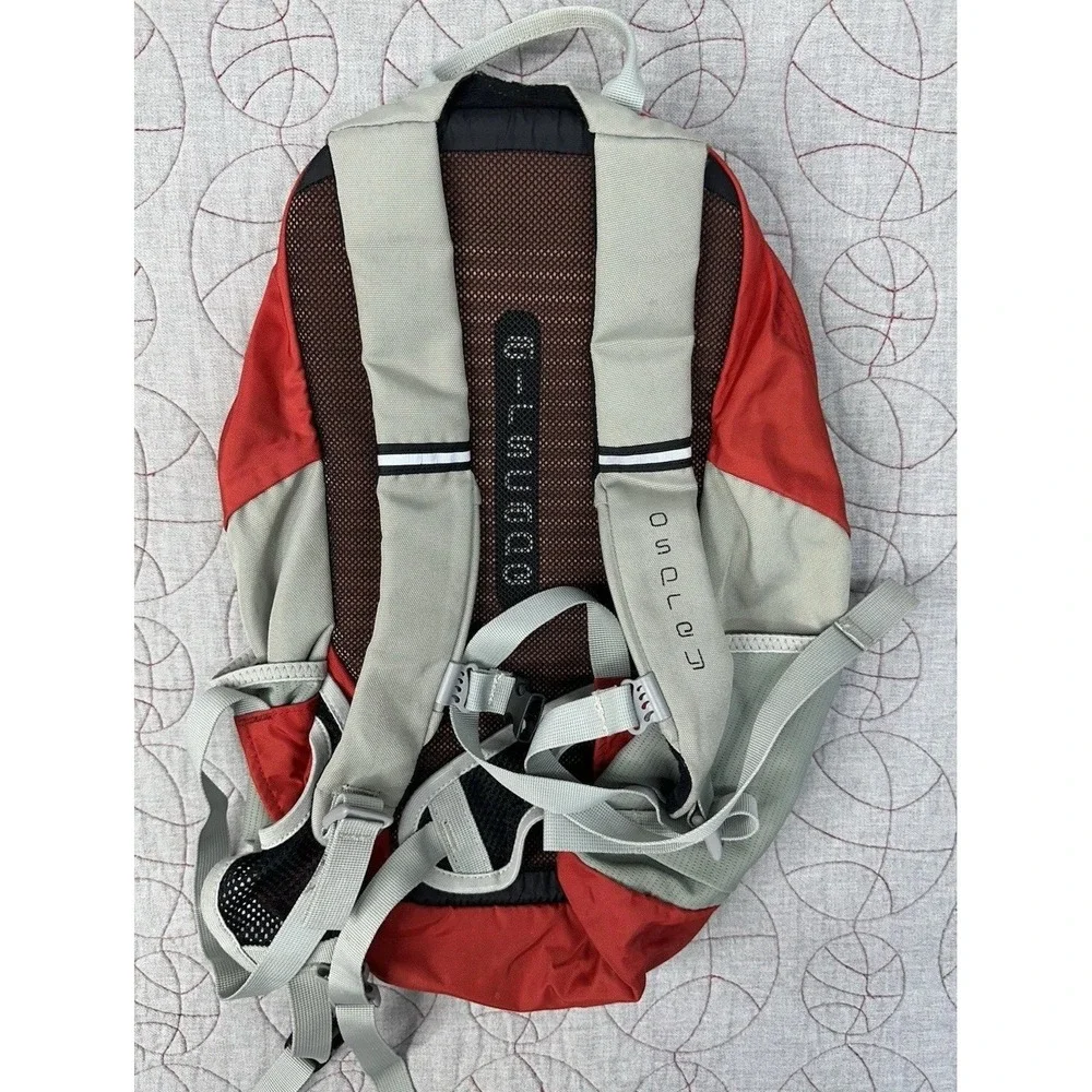 Osprey Jet Airscape Backpack Red Gray Youth Small Size Lightweight Hiking‎ Clean